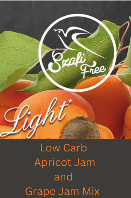 Low Carb Apricot Jam and Grape Jam Mix