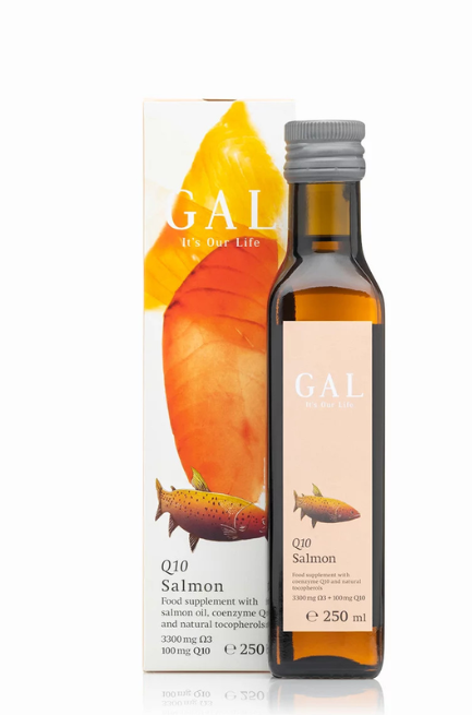 GAL Q10 Coenzyme Salmon Oil, Natural Tocopherols