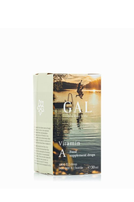 GAL Vitamin A Drops 1000 IU X 960 servings