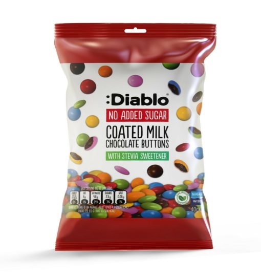 Diablo Coated Milk Chocolate Buttons