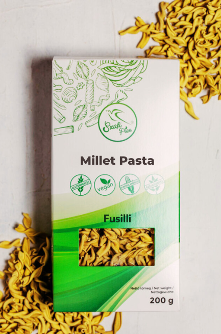 Szafi Free Millet Pasta - Fusilli (gluten-free, vegan) 200g