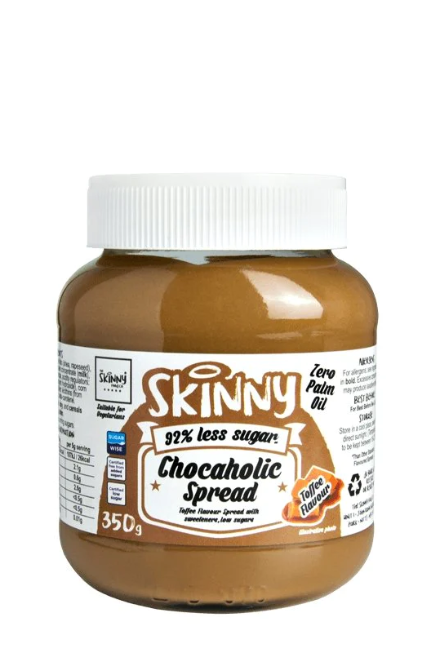 Toffee Low Sugar Chocaholic Skinny Spread 350g